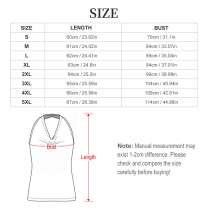 Top Halter Personalizado para Mujer | Escote Drapeado y Tela Suave