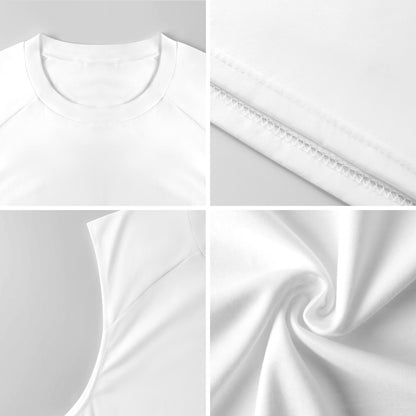 Playera Muscular sin Mangas Personalizada | Corte Raglán a Dos Tonos