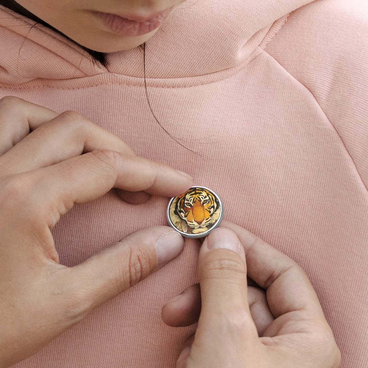 Pin Metálico Redondo Personalizado | Prendedor Clásico de 1 Pulgada
