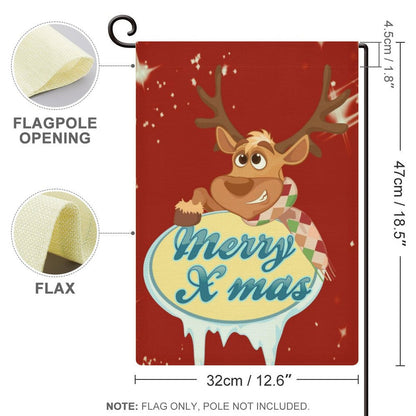 Bandera de Lino para Jardín | La Firma Rústica para tu Obra Maestra