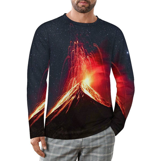 Playera Manga Larga Personalizada para Hombre | Impresión Total