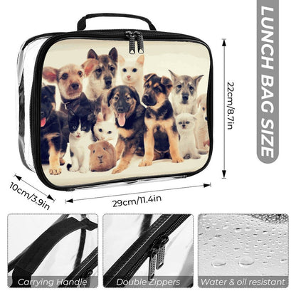 Set de Mochila Transparente 3 Piezas Personalizable con Impresión UV