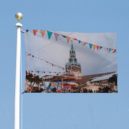 Bandera Personalizada con Foto para Exterior | Decora tu Jardín