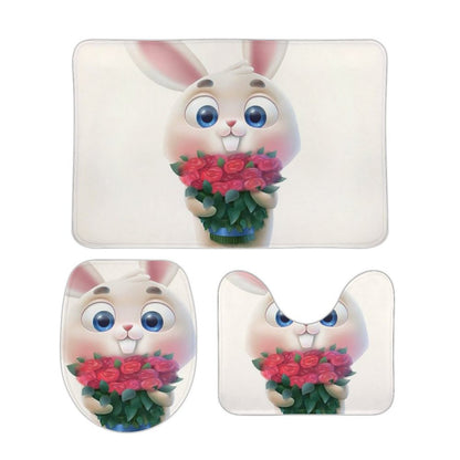 Set de Baño 3 Piezas Personalizado | Tapetes Antideslizantes
