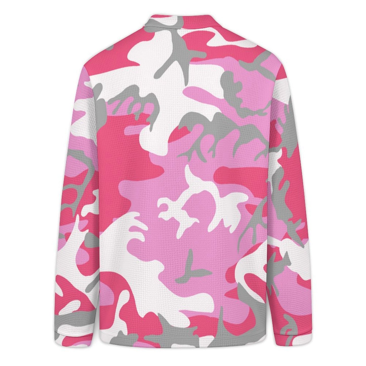 Sudadera Hombre Cuello Alto Medio Cierre Tejido Waffle Personalizable
