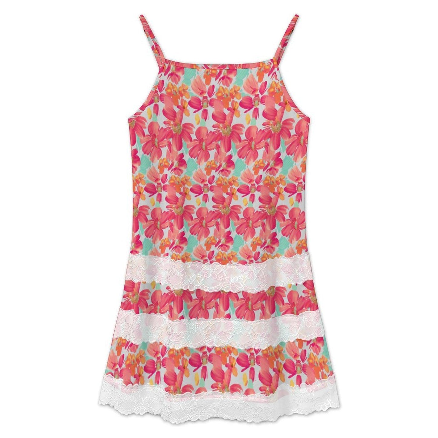 Vestido Lencero Midi con Encaje Personalizado | Estilo Y2K