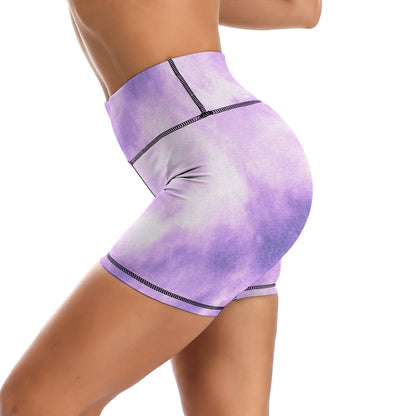 Shorts de Yoga Tiro Alto Ultra Suaves Personalizados | Estampado Completo con Tu Diseño