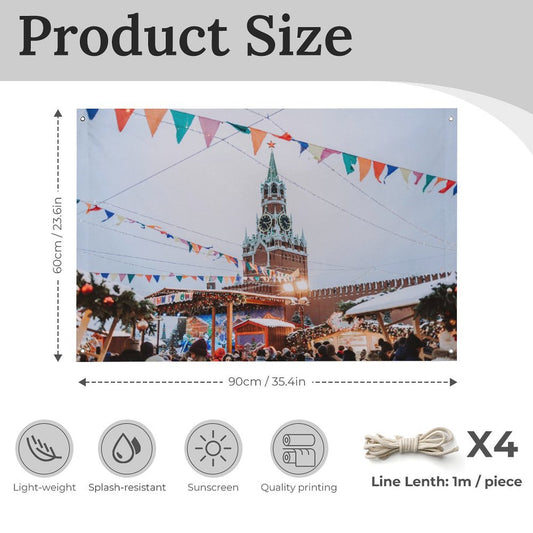 Bandera Personalizada con Foto para Exterior | Decora tu Jardín