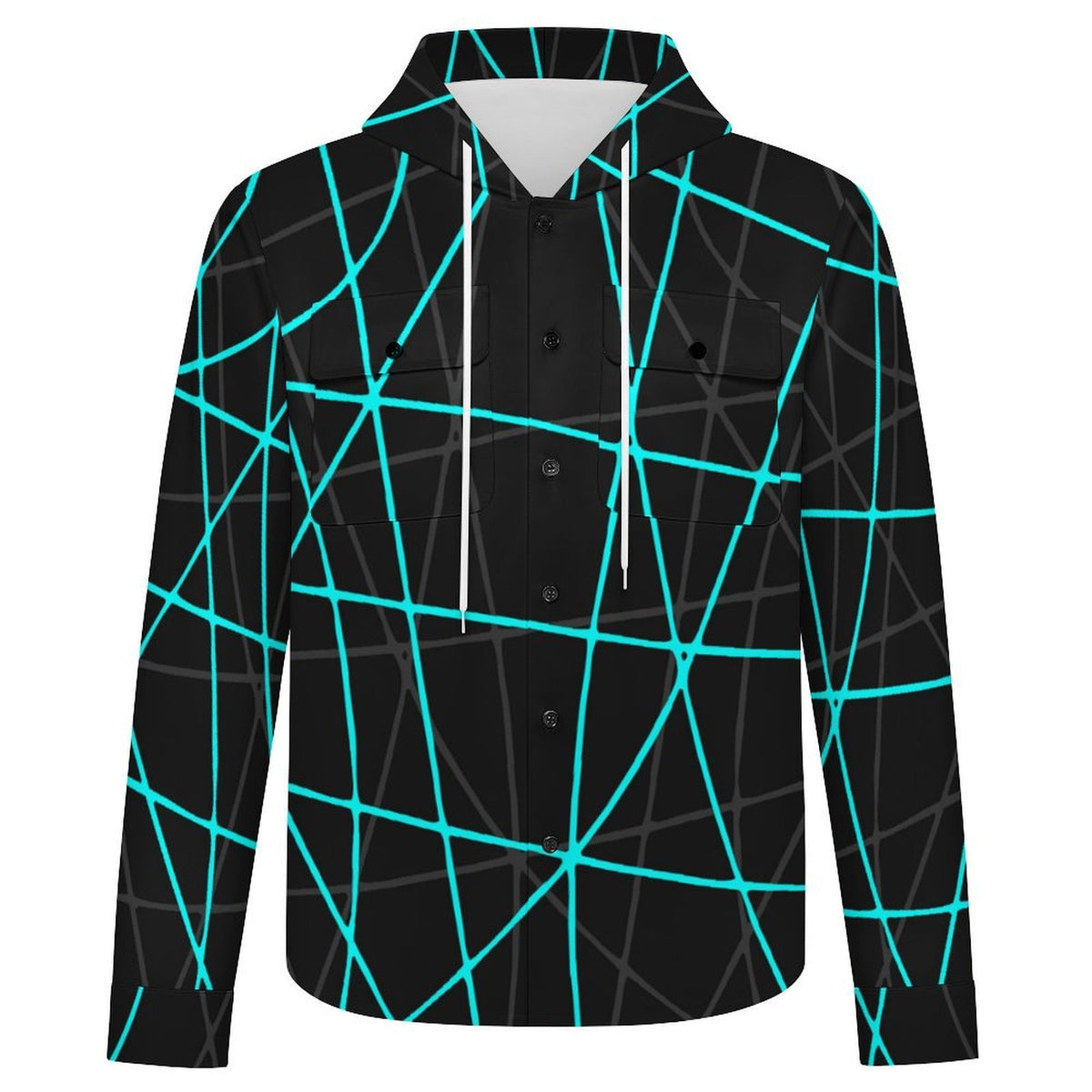 Chamarra Camisa con Capucha Personalizable para Hombre