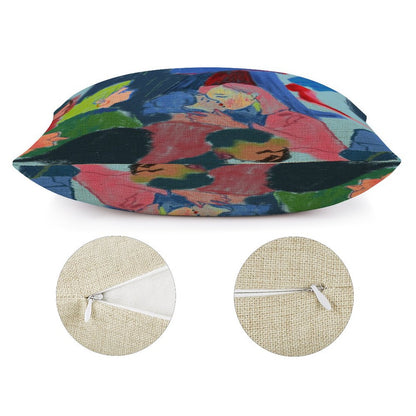 Fundas de Cojín de Lino Personalizadas | Estilo Farmhouse | Textura Natural Fresca