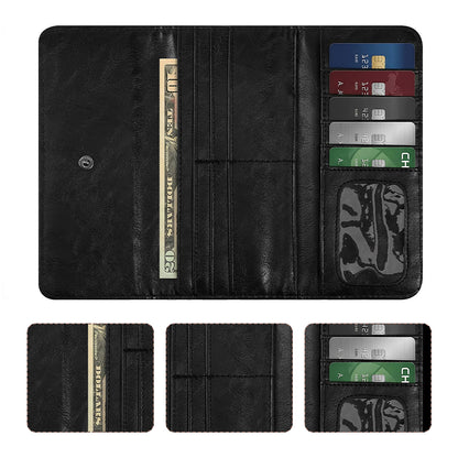Cartera Bifold de Piel Sintética Personalizada con Impresión UV