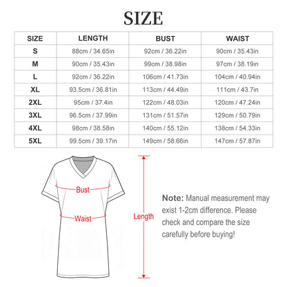Casual Flared Sleeve V-Neck Dress 1 (3)