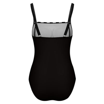 Traje de Baño de Una Pieza Cuello Cuadrado Personalizado | Efecto Moldeador