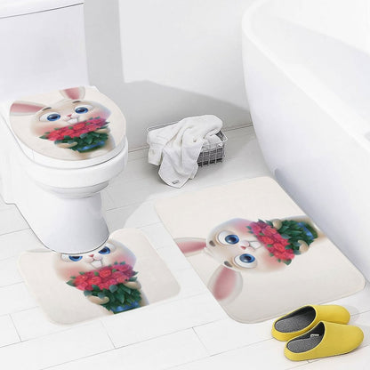 Set de Baño 3 Piezas Personalizado | Tapetes Antideslizantes