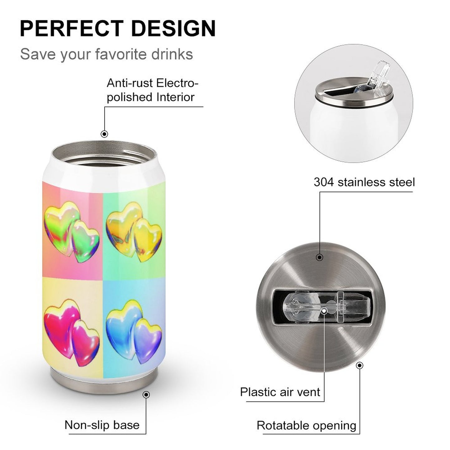 Termo Personalizado Tipo Lata | Tu Estilo Contra la Monotonía