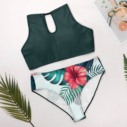 Bikini Triángulo Halter Personalizado | Ajuste Regulable y Realce