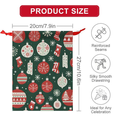 Sealed Gift Bag Lights, Decorations, Christmas Stockings Style 20x27cm