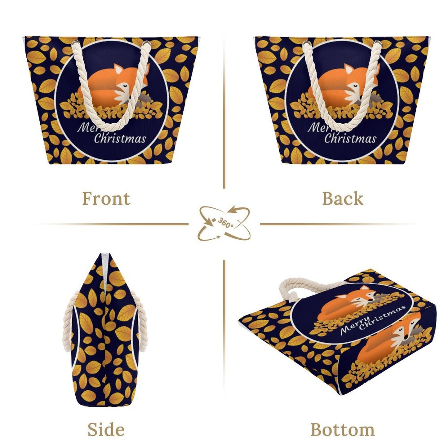 Bolsa de Hombro Personalizada | Tote Bag Grande con Tu Diseño