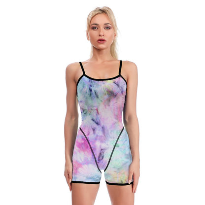 Jumpsuit de Yoga Holgado con Espalda Descubierta Personalizado | Estampado Completo