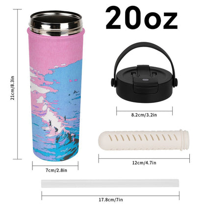Vaso Térmico con Infusor de Té Personalizado 20oz