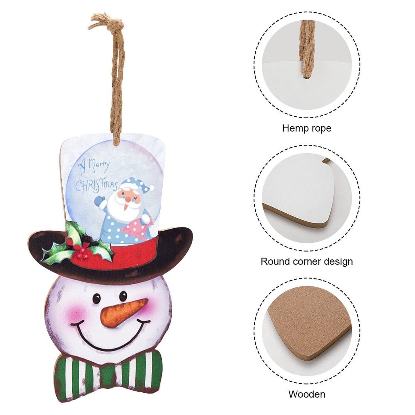 Tu Letrero de Puerta Navideño | Bienvenida Rústica y Personalizada