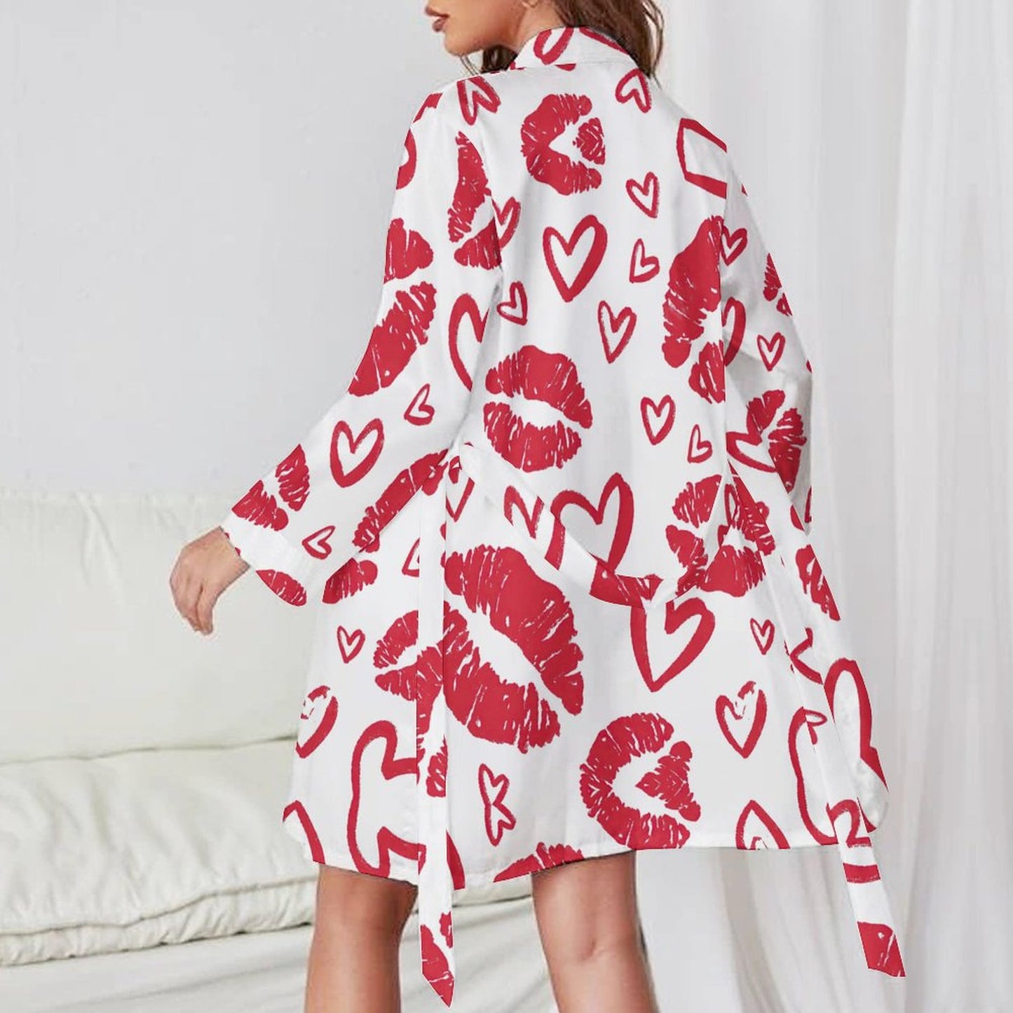 Bata Kimono Personalizada | Ropa de Descanso Satinada & Bata de Novia