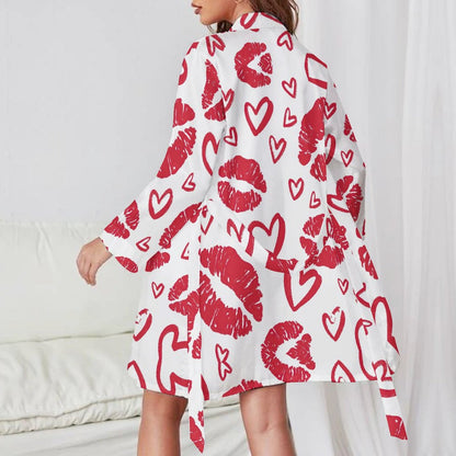 Bata Kimono Personalizada | Ropa de Descanso Satinada & Bata de Novia