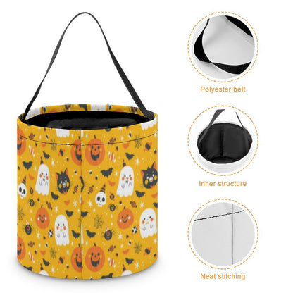 Bolsa de Dulces Halloween Personalizada | Tote Bag Trick-or-Treat Niños