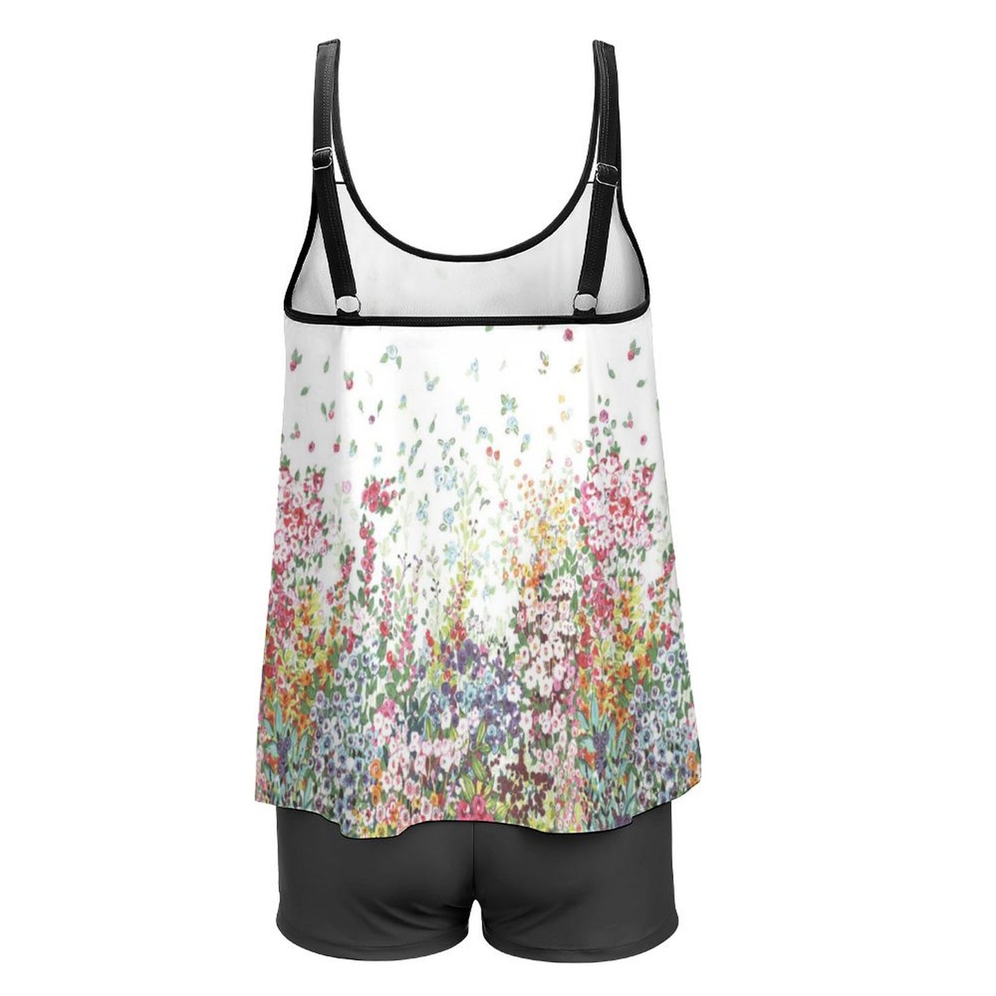 Tankini Personalizado de Dos Piezas | Traje de Baño con Short Bóxer