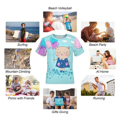 Playera para Niño Personalizable de Algodón | Diseña con su Dibujo