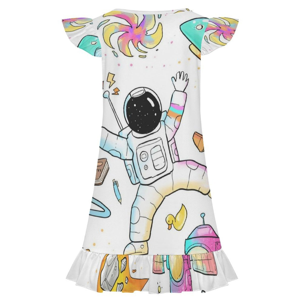Camisola para Niña con Olanes Personalizable