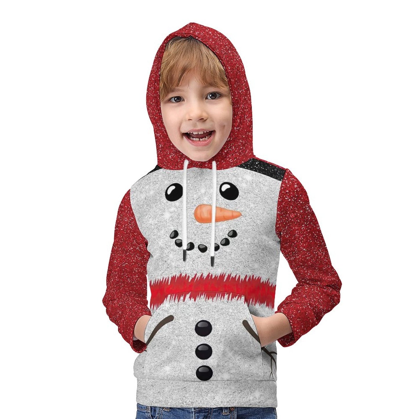Sudadera Niño Personalizada | Hoodie Fleece Suave 6-12 Años