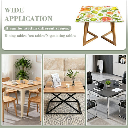 Mantel Ajustado para Mesa Cuadrada | El Escudo Anti-Derrames para Fiestas