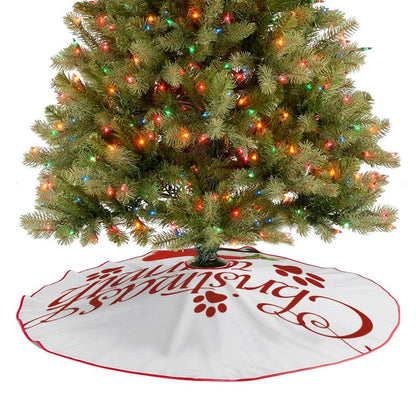 Enmarca tu Navidad: Cubre Pie de Árbol Reversible y Personalizado