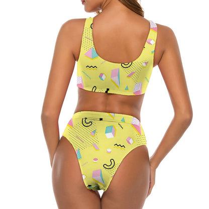 Bikini de Cintura Alta Personalizado | Estiliza tu Figura al Instante