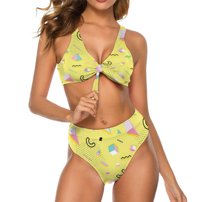 Bikini de Cintura Alta Personalizado | Estiliza tu Figura al Instante