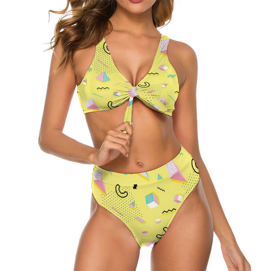 Bikini de Cintura Alta Personalizado | Estiliza tu Figura al Instante