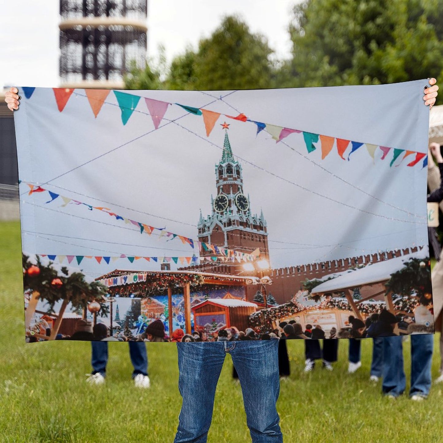 Bandera Personalizada con Foto para Exterior | Decora tu Jardín