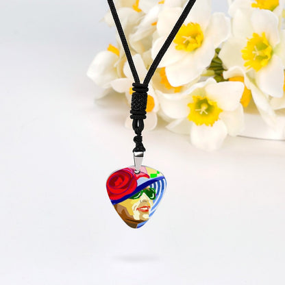 Collar de Plumilla de Guitarra Personalizado | Estilo Unisex