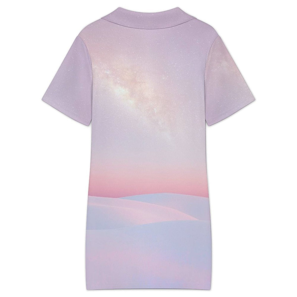 POLO Neck Bodycon Dress Snow, Sunset, Sparkling