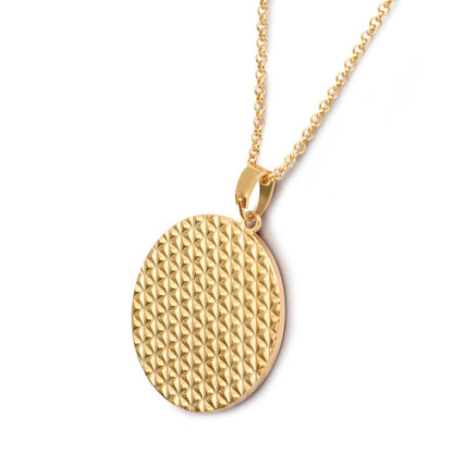 Collar Personalizado con Foto y Pedrería | Medalla Brillante