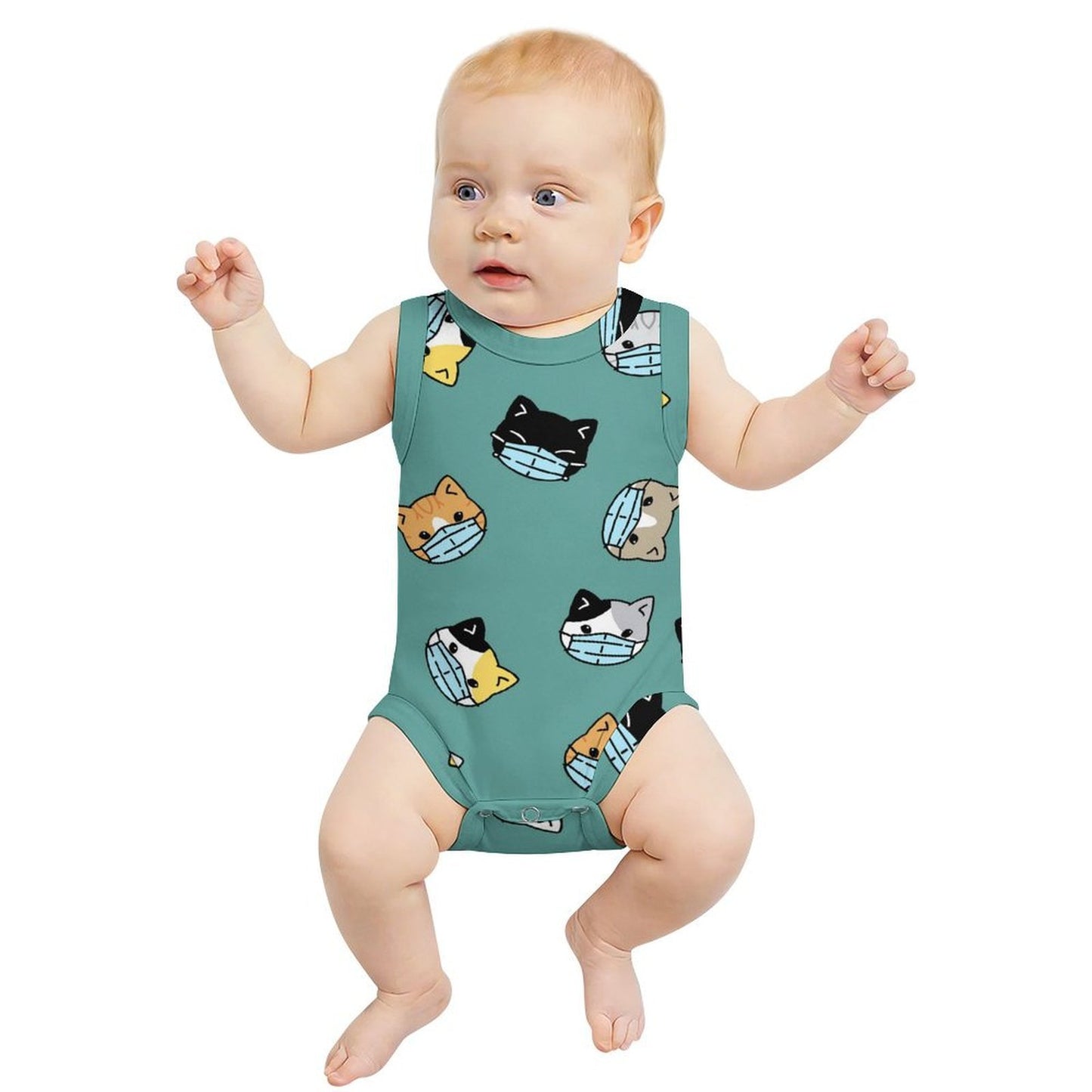 Pañalero Body Personalizado para Bebé | Ropa sin Mangas Recién Nacido