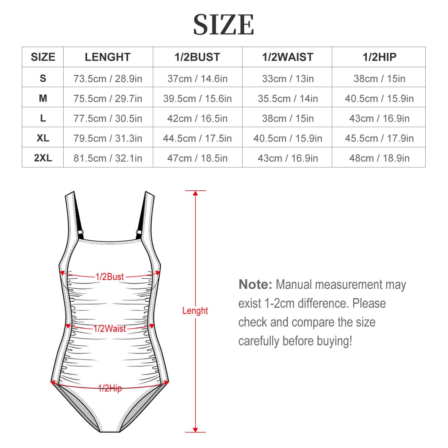 Traje de Baño de Una Pieza Cuello Cuadrado Personalizado | Efecto Moldeador