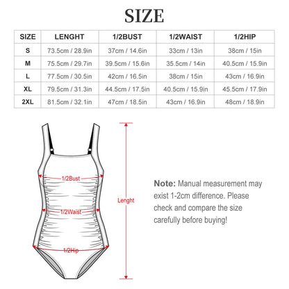 Traje de Baño de Una Pieza Cuello Cuadrado Personalizado | Efecto Moldeador