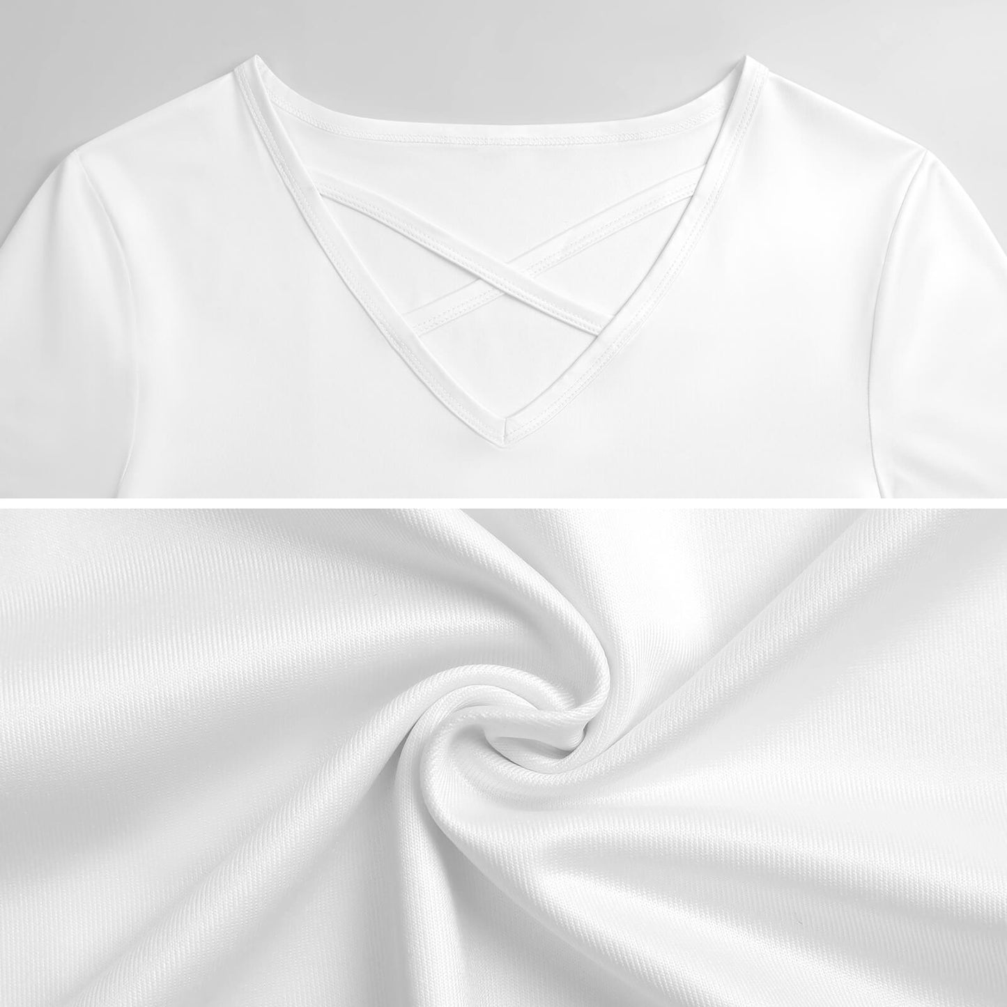 Playera Cuello V Cruzado Personalizada para Mujer | T-Shirt Única