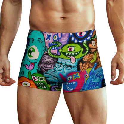 Calzón de Modal Personalizado para Hombre con Impresión Completa
