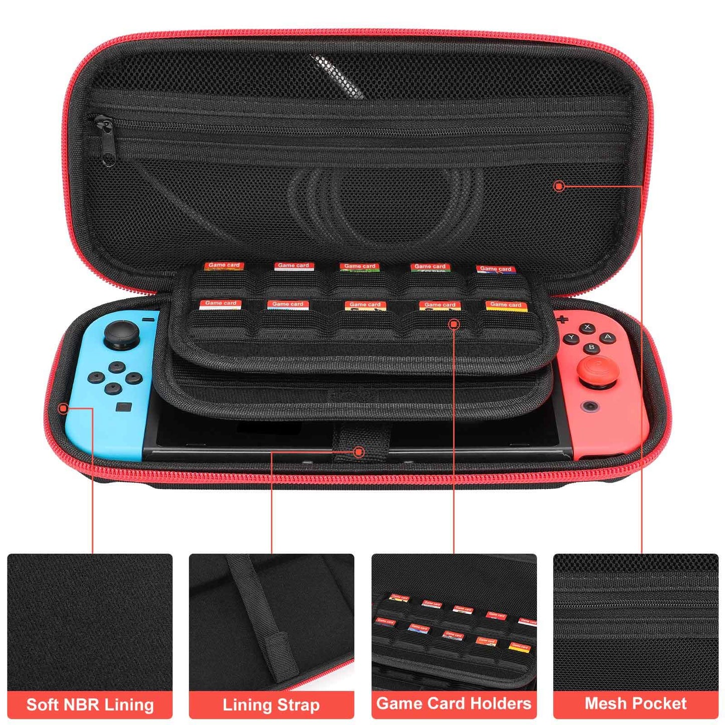 Estuche para Nintendo Switch Personalizado | Funda de Viaje Rígida