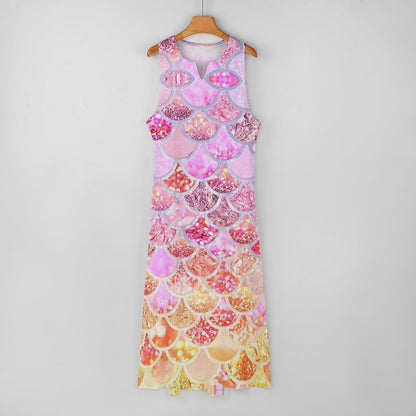 Vestido Largo Sin Mangas | Maxi Vestido Corte Columna Personalizado