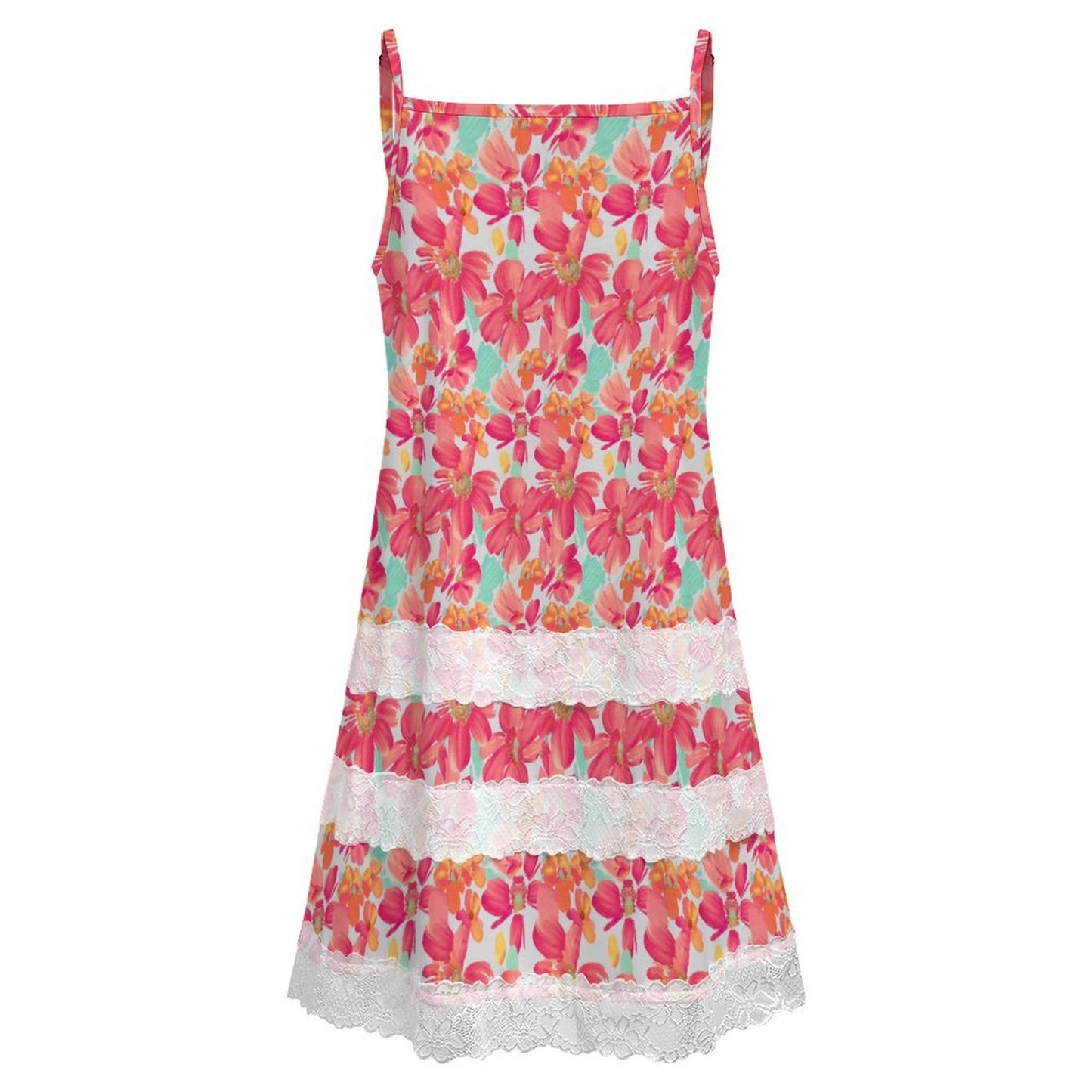 Vestido Lencero Midi con Encaje Personalizado | Estilo Y2K
