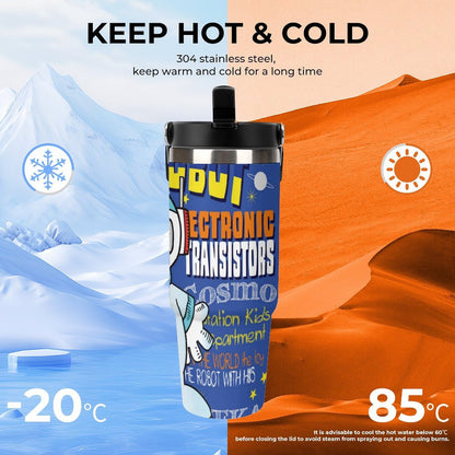 Vaso Térmico Personalizado de Acero Inoxidable para Auto 30oz
